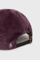 Βαμβακερό καπέλο του μπέιζμπολ Polo Ralph Lauren μωβ