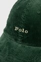 Polo Ralph Lauren șapcă de baseball din catifea 710880779002 verde AW22