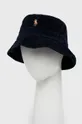 tmavomodrá Štruksový klobúk Polo Ralph Lauren Pánsky