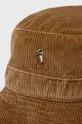 Štruksový klobúk Polo Ralph Lauren hnedá