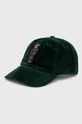 zelená Manšestrová baseballová čiapka Polo Ralph Lauren Pánsky