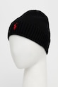 Polo Ralph Lauren caciula de lana 710886137001 negru AW22