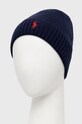 Polo Ralph Lauren caciula de lana 710886137002 albastru AW22