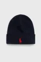 σκούρο μπλε Βαμβακερό καπέλο Polo Ralph Lauren Ανδρικά