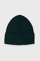 United Colors of Benetton czapka z domieszką wełny z domieszką wełny zielony 1335UA006.408