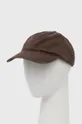 brązowy Abercrombie & Fitch czapka z daszkiem bawełniana Męski