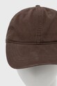 Bavlněná baseballová čepice Abercrombie & Fitch KI112.3025.420 hnědá AW22