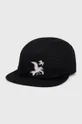 μαύρο Βαμβακερό καπέλο του μπέιζμπολ Vans Ανδρικά