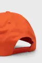 Βαμβακερό καπέλο του μπέιζμπολ Calvin Klein Jeans πορτοκαλί