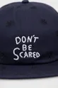 Βαμβακερό καπέλο του μπέιζμπολ Vans σκούρο μπλε