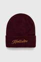 Kapa Hollister Co. Našitek bordo KI312.2602.520