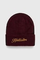 Kapa Hollister Co. Našitek bordo KI312.2602.520