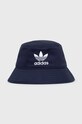 adidas Originals kapelusz bawełniany aplikacja granatowy HM1679.D