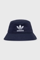 granatowy adidas Originals kapelusz bawełniany Unisex