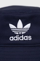 Pamučni šešir adidas Originals mornarsko plava