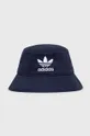 тёмно-синий Шляпа из хлопка adidas Originals Unisex
