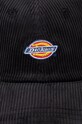 Dickies czapka z daszkiem bawełniana DK0A4Y2MBLK1 czarny AW24