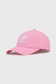 pink adidas Originals cotton baseball cap Unisex