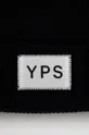 Young Poets Society sapka gyapjú keverékből Noa Logo 224 fekete