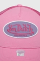 Кепка Von Dutch розовый