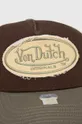 Von Dutch czapka z daszkiem brązowy
