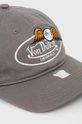 Von Dutch berretto da baseball in cotone grigio