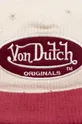 Von Dutch czapka z daszkiem bawełniana czerwony