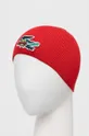 Lacoste czapka z domieszką wełny czerwony