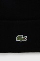 Akcesoria Lacoste czapka wełniana RB9825 czarny
