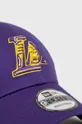 Βαμβακερό καπέλο του μπέιζμπολ New Era μωβ