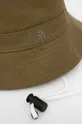 Pamučni šešir The North Face zelena