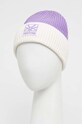 United Colors of Benetton czapka z domieszką wełny x Pantone 1435KA007.0N8 fioletowy AW22