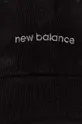 Κοτλέ καπέλο μπέιζμπολ New Balance μαύρο