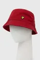 κόκκινο Βαμβακερό καπέλο Lyle & Scott Unisex