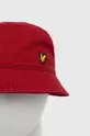 Βαμβακερό καπέλο Lyle & Scott κόκκινο