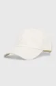 beżowy Peak Performance czapka z daszkiem bawełniana Unisex