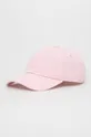 ροζ Βαμβακερό καπέλο του μπέιζμπολ Peak Performance Unisex