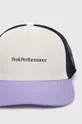 Peak Performance czapka z daszkiem fioletowy