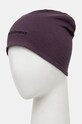 Peak Performance czapka bawełniana G77784 fioletowy AW24