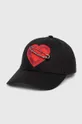 μαύρο Βαμβακερό καπέλο του μπέιζμπολ Sixth June Unisex