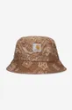 hnědá Bavlněný klobouk Carhartt WIP Verse Bucket Hat Unisex