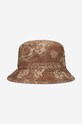 Bavlněný klobouk Carhartt WIP Verse Bucket Hat I030645 hnědá AW22