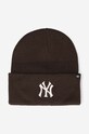 Шапка 47 brand New York Yankees Haymak аплікація коричневий B.HYMKR17ACE.BWD