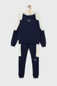 тёмно-синий Детский хлопковый спортивный костюм Calvin Klein Jeans Для мальчиков