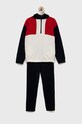 Dětská tepláková souprava Tommy Hilfiger pletenina námořnická modř KS0KS00272.9BYY