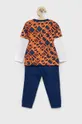 Παιδική βαμβακερή αθλητική φόρμα Guess πορτοκαλί