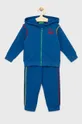 μπλε Παιδική βαμβακερή αθλητική φόρμα United Colors of Benetton Για αγόρια