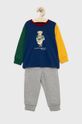 vícebarevná Dětská bavlněná souprava Polo Ralph Lauren Chlapecký