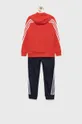 Дитячий спортивний костюм adidas Performance червоний