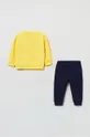 Детский хлопковый спортивный костюм OVS жёлтый